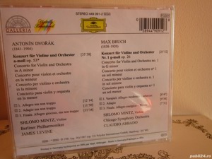 cd rar Concerte vioara Shlomo Mintz -Bruch,Dvorak,Abbado,Levin-Germany'87 nou - imagine 4