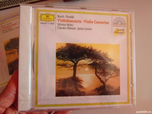 cd rar Concerte vioara Shlomo Mintz -Bruch,Dvorak,Abbado,Levin-Germany'87 nou - imagine 5