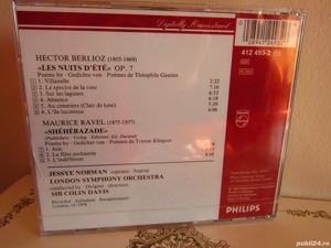cd Jessye Norman-Seherezada-Ravel/Les Nuits D'Ete-,Berlioz,dir.Sir Colin Davis - imagine 3