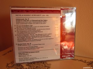 rar Rimsky-Korsakov Scheherazade Seiji Ozawa 1994 sigilat - imagine 2