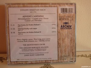 cadou rar cd Bach  - Advent Cantatas -Londra 1992 sigilat - imagine 3