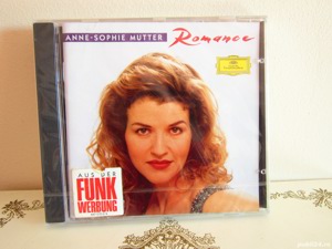 cd Anne-Sophie Mutter (vioara) - Romance -Karajan,Levine 1995 nou