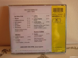 cd Anne Sofie Von Otter -Les Nuits D'Ete & Mélodies -Berlioz,1994 - imagine 2