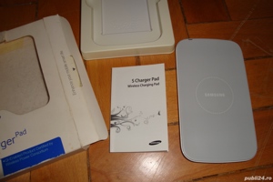 incarcator Samsung Wireless S Charger Pad Original Korea - imagine 3