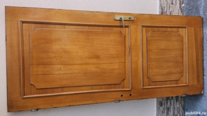 Usi lemn de exterior, lacuite, impecabile, complete