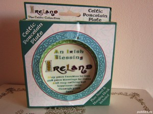 farfurie portelan O binecuvântare irlandeză The Celtic Collection 