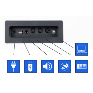 Pian digital FunKey DP-2688A Negru Mat - imagine 5