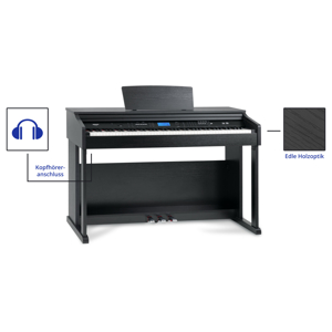 Pian digital FunKey DP-2688A Negru Mat - imagine 6