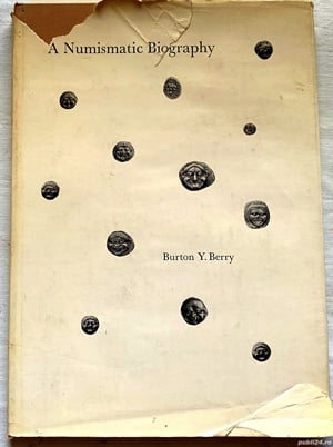 Carte de numismaticA, Burton Y. Berri, Autograf