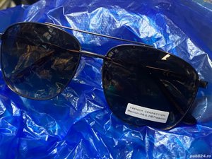  Ochelari de soare FRENCH CONNECTION FCU754 MATTE Gun Metal/Brown Gradient D-Frame Sunglasses - imagine 3