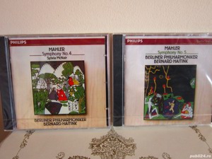 cd Mahler -Simfonia 4 si 5 dir.Bernard Haitink Berliner Philharmoniker