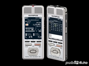 IMPECABIL Reportofon ultra-profesional Olympus DM-3 color cu comenzi vocale - imagine 5