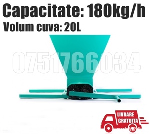 Zdrobitor Struguri Fructe Must Vin 20L 180kg/h Capacitate Mare + Livrare GRATUITA !