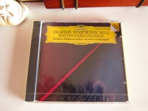 cd Brahms -Symphonie no.1 & 2 -Karajan  Berliner Philharmoniker 1987 - imagine 5