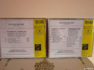 cd Brahms -Symphonie no.1 & 2 -Karajan  Berliner Philharmoniker 1987 - imagine 2