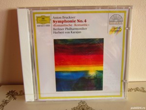 cd Bruckner-Symphonie No. 4 "Romantische" Herbert Von Karajan  1993