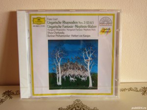 cd Liszt Hungarian Rhapsodie 2&5/Hungarian Fantasia/Mephisto Waltz-Karajan 