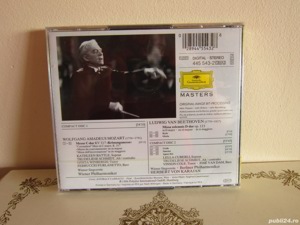 cadou rar CDx2 Beethoven, Mozart -Missa Solemnis, Coronation Mass -Karajan 1995 - imagine 2