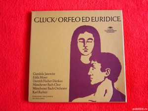 vinil Gluck -Orfeu și Euridice (orig.in italiana) Karl Richter 2LP colectie