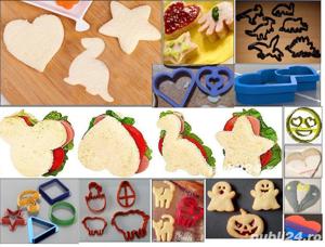 forme inima - taiere paine sandvis, taiere si modelare aluat, martipan