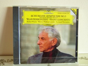 cd Schumann -Simfonia 3&Concert Pian -Bernstein,J.Frantz,Mischa Maisky - imagine 3