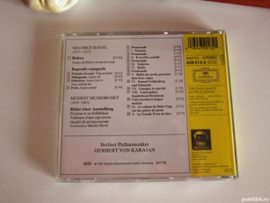cd Karajan-Mussorgsky,Ravel-Pictures At An Exhibition,Bolero,Rapsodie - imagine 5