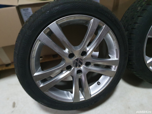 Vând SET (4 buc) anvelope de vară Continental aproape noi + Jante VW - imagine 5