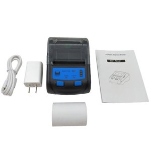 Imprimanta termica POS portabila, bluetooth, 58 mm,IOS, Android, Windows,20 conexiuni simultane,nouă - imagine 2