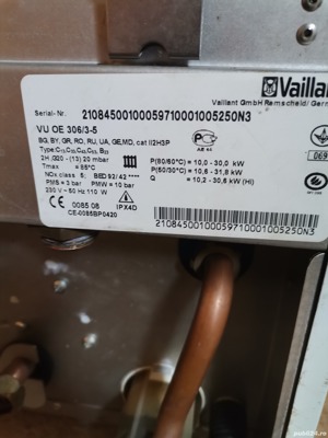 Vand piese centrala Vaillant