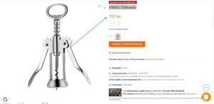 Tirbușon Vinoli GEFU,(Super Ofertă). - imagine 3