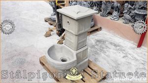 Cișmea apă curentă, gri natural, model C1.