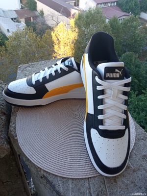 Adidasi noi Puma Caven, piele ecologica , marime 46, UK 11 (30 cm)  - imagine 2