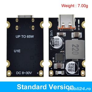 Sursa Step Down Fast Charging USB 65W 5V, 9V, 12V, 20V, 3.25A auto QC4.0, QC3.0, incarcare rapida