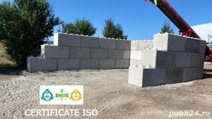 Blocuri din beton usor de imbinat si rezistente - Certificate ISO