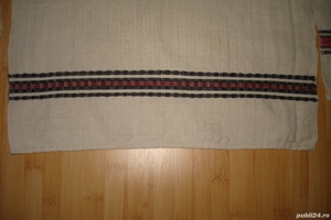 Stergare taranesti din in tesute in razboi si cusute cu flori si motive populare - imagine 5