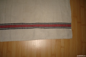 Stergare taranesti din in tesute in razboi si cusute cu flori si motive populare - imagine 7