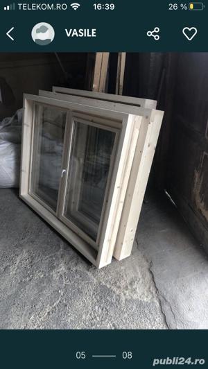 Ferestre lemn cu geam termopan - imagine 4