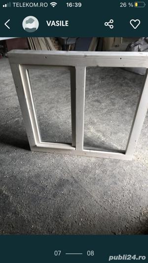 Ferestre lemn cu geam termopan - imagine 2