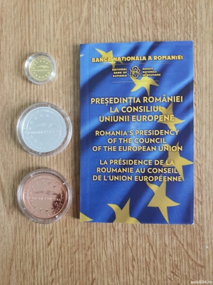 Set Monede BNR - Președinția Consiliului Uniunii Europene 7.01.2019