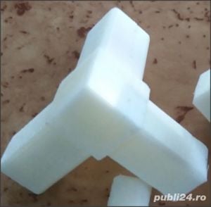 conector 3brate pline 10lei- din rasina  schele, scari, etajere teava patrata rotunda  15,16,20,30mm