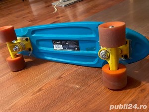 Penny - Board Dechatlon. Cruiser Yamba 100 Albastru-Coral - imagine 4