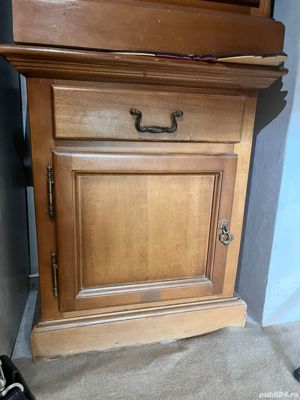 Dormitor lemn stejar complet - imagine 2