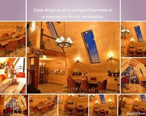 Vând casă tip A-frame, de vacanță pasivă, exclusivistă, de lux. - imagine 5