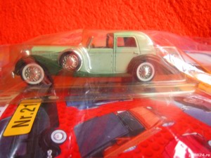 macheta scara 1 43 Solido masina epoca Delage,Studebaker+revista Olanda'80 - imagine 2