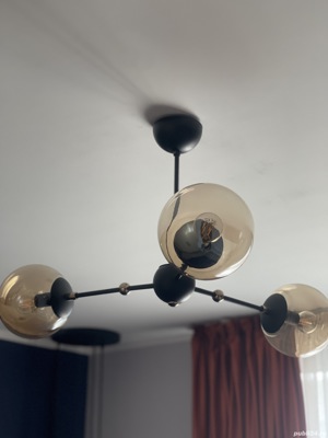 Lustră neagră cu livrare gratuită oriunde in tara - imagine 2