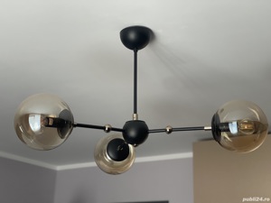 Lustră neagră cu livrare gratuită oriunde in tara - imagine 5