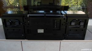 Radio casetofon PHILIPS D 8454 portabil,boxe detasabile,vintage Austria - imagine 6