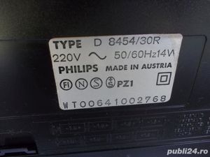 Radio casetofon PHILIPS D 8454 portabil,boxe detasabile,vintage Austria - imagine 8