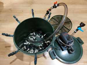 Filtru extern Eheim 2250 - cu 8,5 kg piatra ponce, bureti noi, accesorii complete - imagine 7