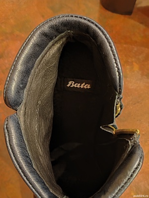 Ghete dama din piele naturala Bata, mar. 39